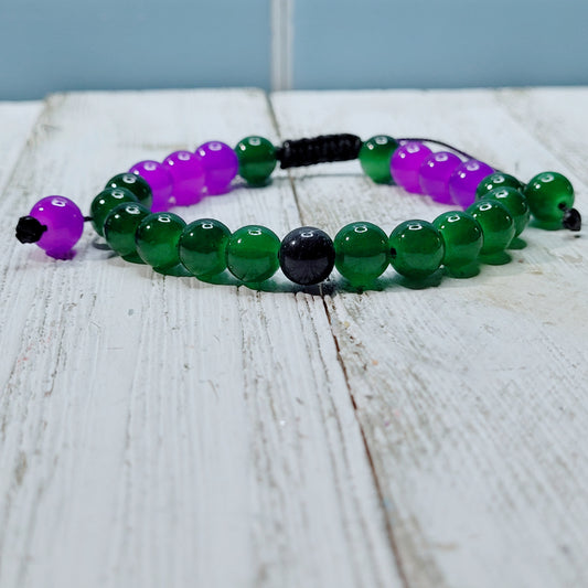 Hulk Adjustable Bead Bracelet